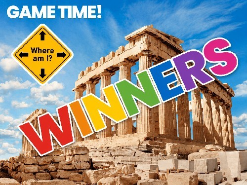 GUESS THE PLACE WINNERS