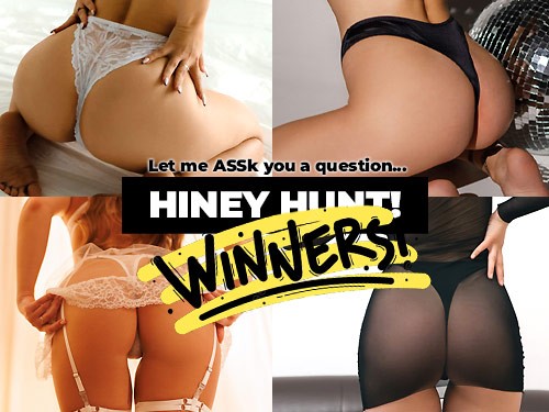 Hiney Hunt Winners